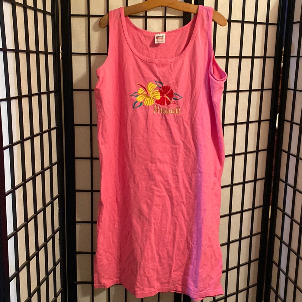 Hawaii Long T-shirt Coverup OSFA